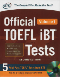 Image of Official TOFL iBT Test Vol. 1