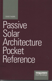 Image of Passive Solar Architecture Pocket Reference